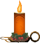 GIF animado (61640) Vela en un candelabro