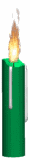 GIF animado (63607) Vela verde