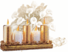 GIF animado (61692) Velas de blanco y oro