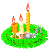 GIF animado (61704) Velas de navidad
