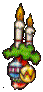 GIF animado (61706) Velas de navidad