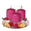 GIF animado (61722) Velas rosas