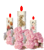 GIF animado (61727) Velas y rosas