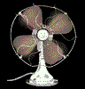 GIF animado (63393) Ventilador blanco negro