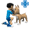 GIF animado (72750) Veterinario perro