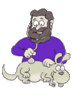 GIF animado (72751) Veterinario perro