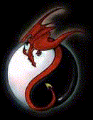 GIF animado (73779) Yin yang dragon rojo