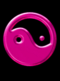 GIF animado (73784) Yin yang rosa