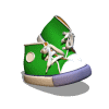 GIF animado (65611) Zapatillas converse verdes