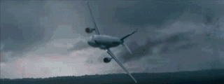 GIF animado (77517) Accidente de avion comercial