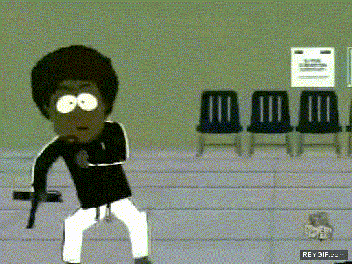 GIF animado (89147) Afro ninja en south park