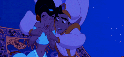 GIF animado (81396) Aladdin jasmin alfombra magica