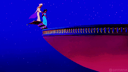 GIF animado (81405) Aladdin jasmine balcon