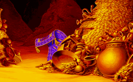 GIF animado (81555) Alfombra magica oro