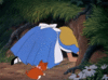 GIF animado (81624) Alicia entrando madriguera