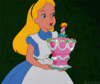 GIF animado (81648) Alicia soplando vela