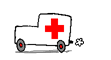 GIF animado (78540) Ambulancia cruz roja