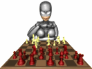 GIF animado (76515) Androide ajedrez