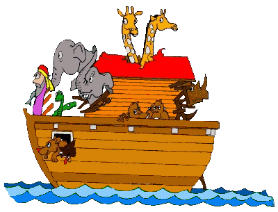 GIF animado (78259) Animales en el arca de noe
