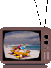 GIF animado (76730) Antigua tv portatil