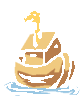GIF animado (78262) Arca de noe en el agua