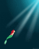 GIF animado (83598) Ariel nadando