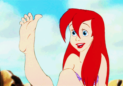 GIF animado (83601) Ariel piernas