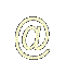 GIF animado (85238) Arroba color amarillo
