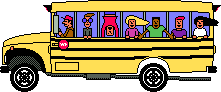 GIF animado (77481) Autobus escolar con ninos