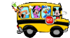 GIF animado (77484) Autobus escolar de disney