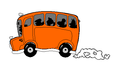 GIF animado (77511) Autobus naranja