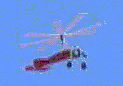 GIF animado (79143) Autogiro antiguo en el cielo