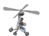 GIF animado (79149) Autogiro monoplaza