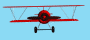 GIF animado (78155) Avion antiguo rojo