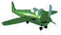 GIF animado (78169) Avion verde