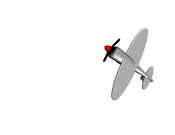 GIF animado (78172) Avioneta haciendo un looping