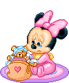 GIF animado (83889) Baby minnie mouse