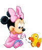 GIF animado (83897) Baby minnie mouse