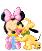 GIF animado (83899) Baby minnie mouse
