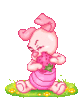 GIF animado (84585) Baby piglet