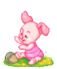 GIF animado (84603) Baby piglet