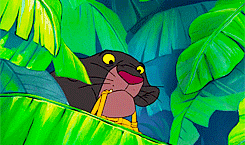 GIF animado (82835) Bagheera mowgli cesta
