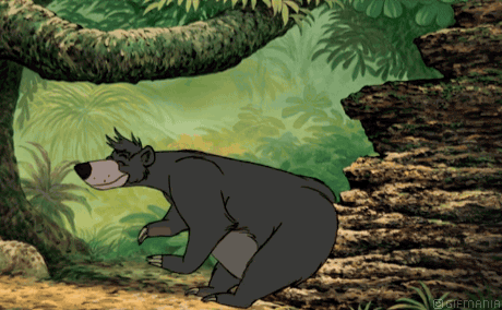 GIF animado (82856) Baloo rascando