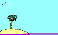 GIF animado (78330) Barco chocando con una isla