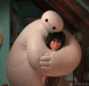 GIF animado (81292) Baymax abrazando hiro