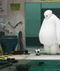 GIF animado (81297) Baymax pelota