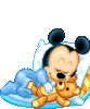 GIF animado (83876) Bebe raton mickey