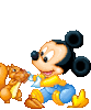 GIF animado (83877) Bebe raton mickey