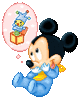 GIF animado (83879) Bebe raton mickey