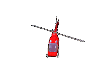 GIF animado (79209) Bell jetranger rojo